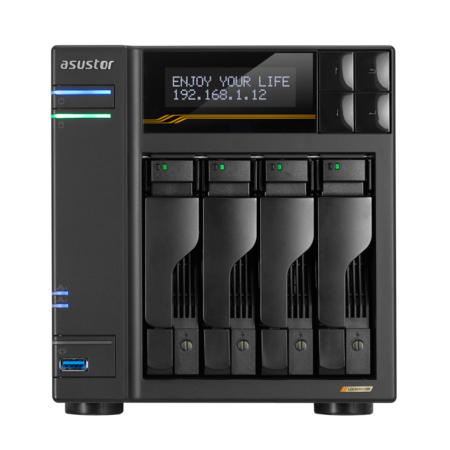 ASUSTOR LOCKERSTOR 4 Gen3 AS6804T 4-bay NAS enclosure