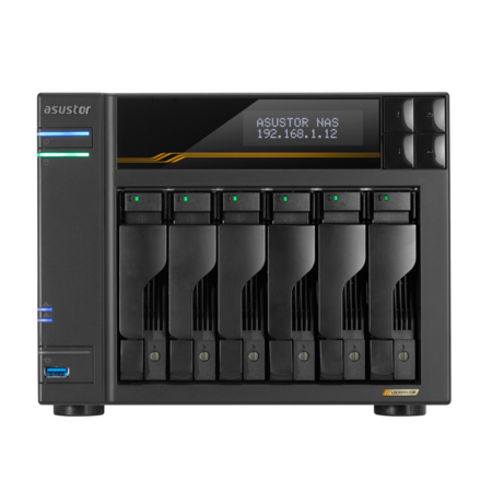 ASUSTOR LOCKERSTOR 6 Gen3 AS6806T 6-bay NAS enclosure