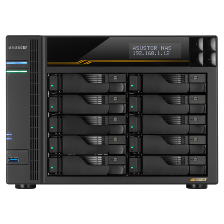 ASUSTOR LOCKERSTOR 10 Gen3 AS6810T 10-bay NAS enclosure