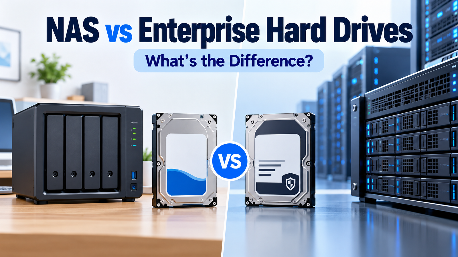 NAS vs enterprise hard drive use case comparison