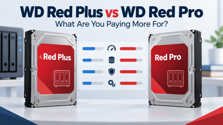 WD Red Plus vs WD Red Pro NAS hard drive comparison